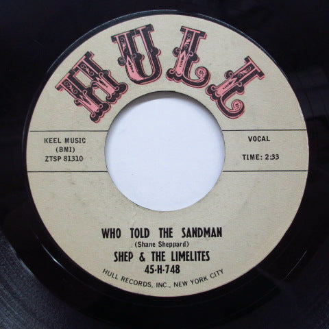 SHEP & THE LIMELITES - Who Told The Sandman (Orig)