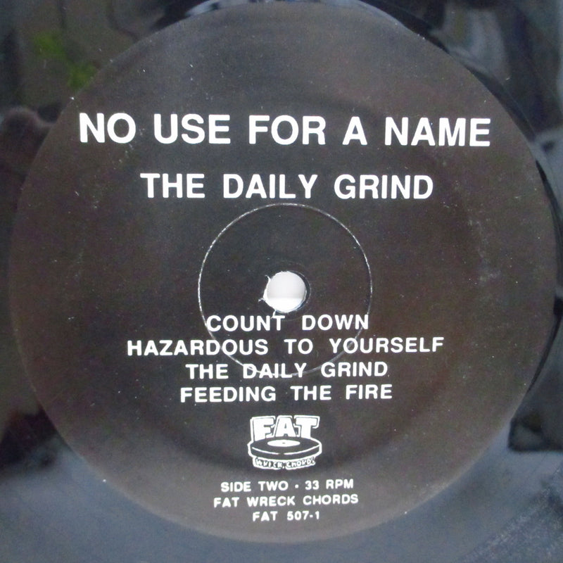 NO USE FOR A NAME (ノー・ユース・フォー・ア・ネイム)  - The Daily Grind (US オリジナル LP+インサート)