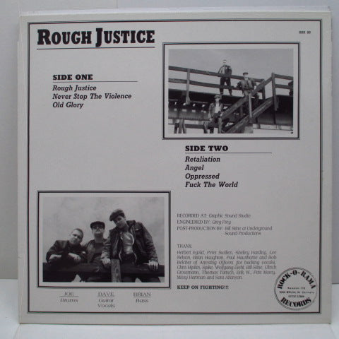ALLEGIANCE, THE (ジ・アリージャンス)  - Rough Justice (German Orig.LP)