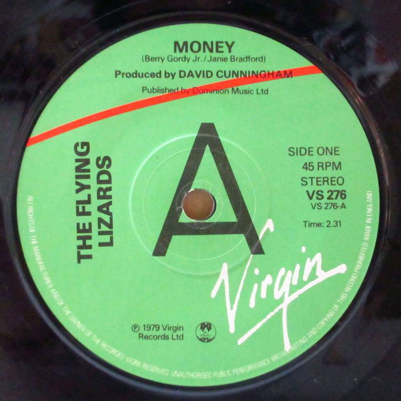FLYING LIZARDS, THE (フライング・リザーズ)  - Money (UK 2nd Press.Red & Green Lbl.7")