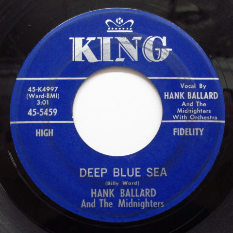 HANK BALLARD & THE MIDNIGHTERS - Let's Go Again / Deep Blue Sea