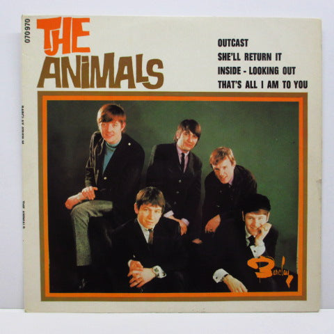 ANIMALS - Inside-Looking Out +3 (FRANCE Orig.4-Track EP/CFS)