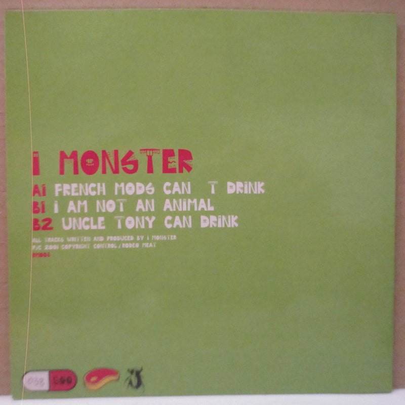 I MONSTER (アイ・モンスター) - French Mods Can't Drink (UK 500枚限定 7インチ+ナンバリング入り光沢固紙ジャケ)