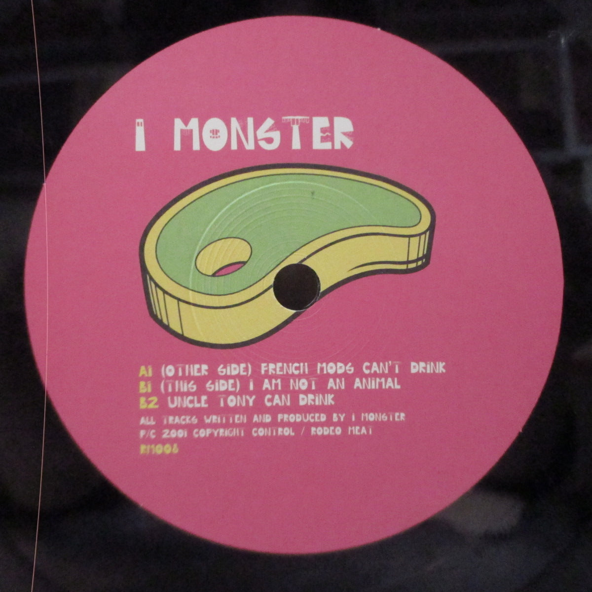 I MONSTER (アイ・モンスター) - French Mods Can't Drink (UK 500枚限定 7インチ+ナンバリング入り光沢固紙ジャケ)