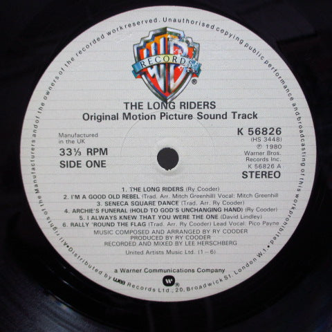 O.S.T. - The Long Riders (UK Orig.※EU共通W刻印有りジャケ)