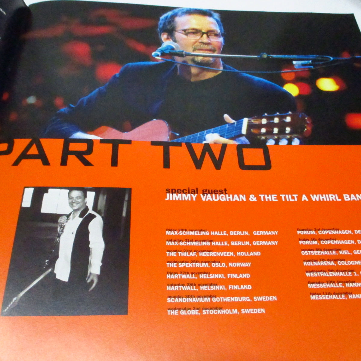 ERIC CLAPTON (エリック・クラプトン ) - Pilgrim : World Tour 1998 (UK  Orig.Brochure/パンフ)+Ticket