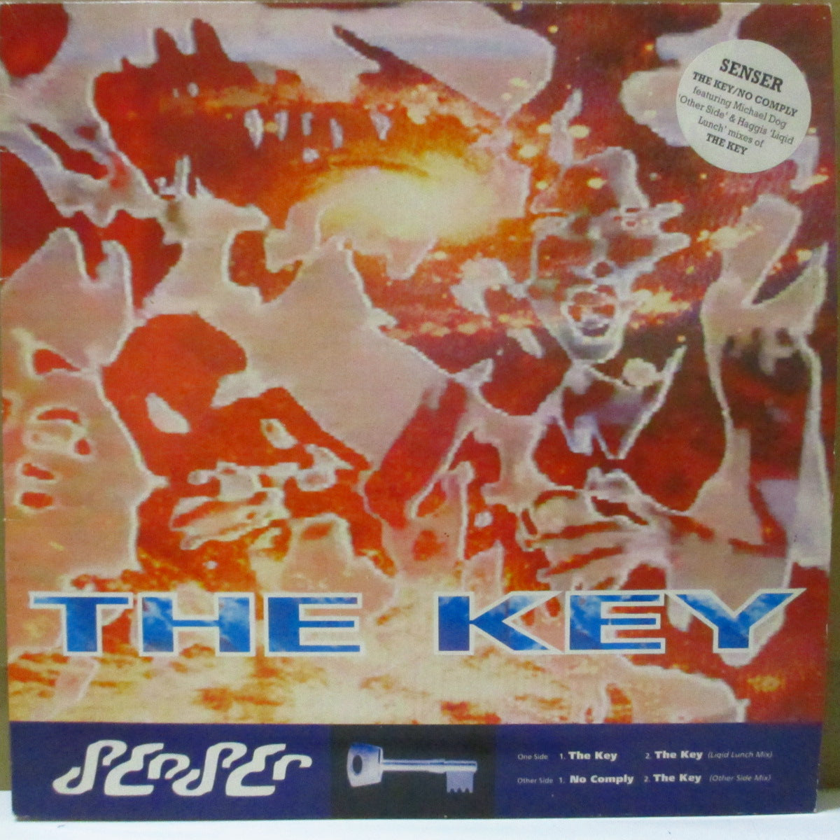 SENSER (センサー)  - The Key +3 (UK オリジナル 12"/レアステッカー付きジャケ)