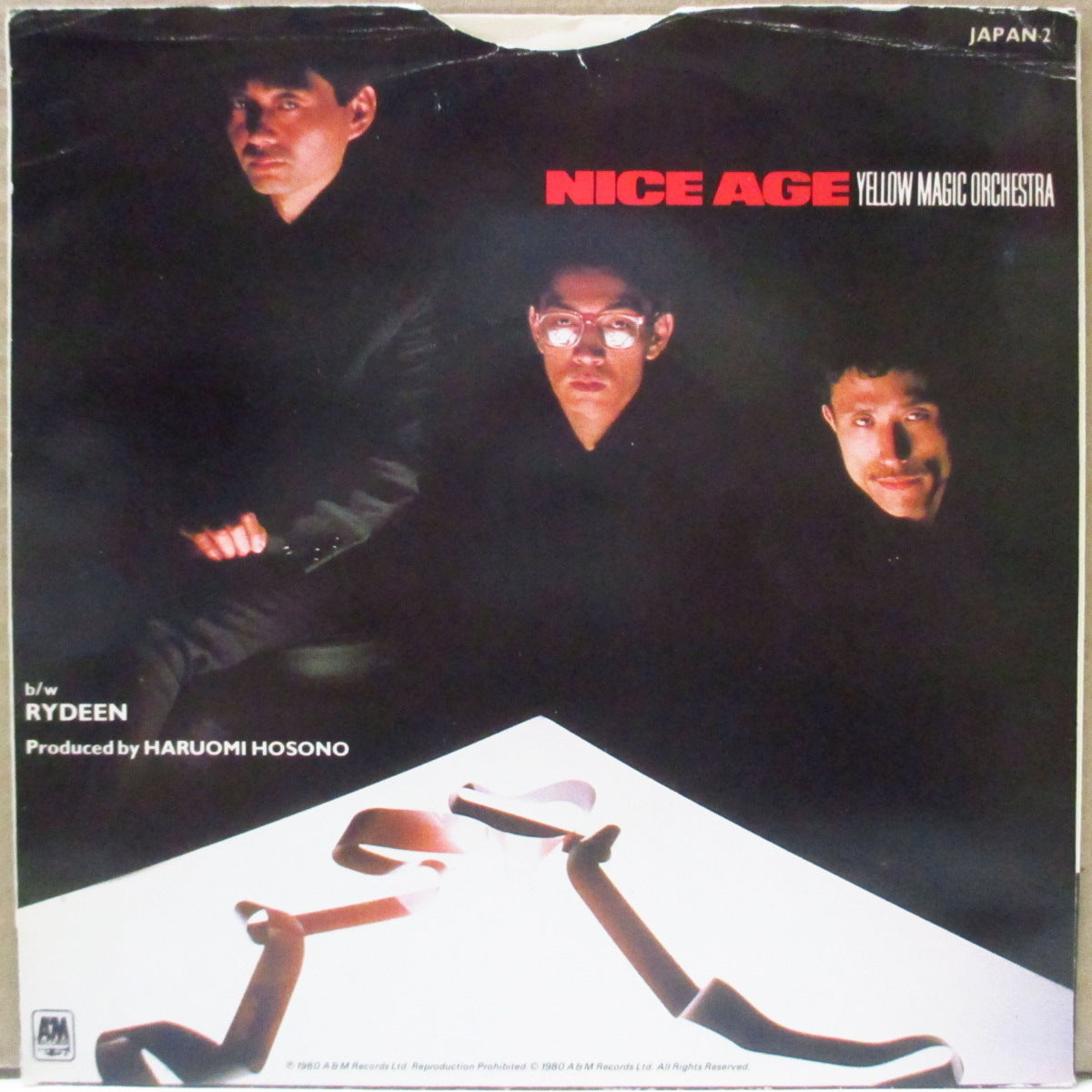 Y.M.O. (Yellow Magic Orchestra) (イエロー・マジック・オーケストラ)  - Nice Age (UK 限定「クリア・イエローヴァイナル 」7インチ+光沢固紙ジャケ)