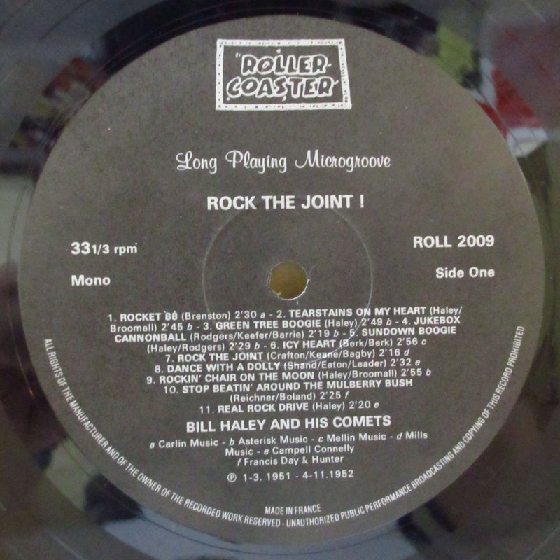 BILL HALEY & HIS COMETS (ビル・ヘイリー＆ヒズ・コメッツ)  - Rock The Joint! (UK '85 Reissue "Black & Silver" Label" Mono LP)