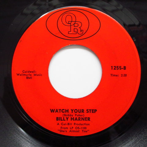 BILLY HARNER - Watch Your Step / I Struck It Rich