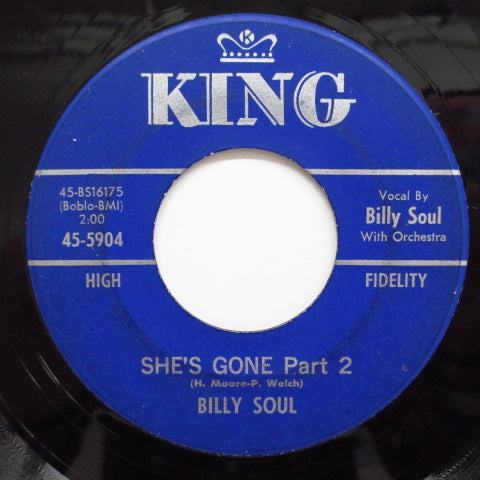 BILLY SOUL - She's Gone (Part 1 & 2) (Orig.)