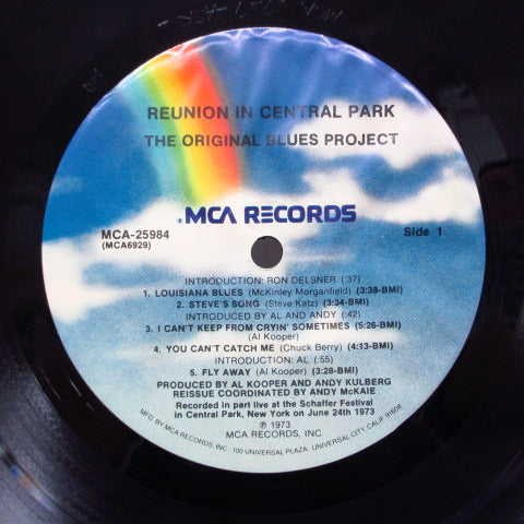 BLUES PROJECT - Reunion In Central Park (US:80's Re 1xLP)