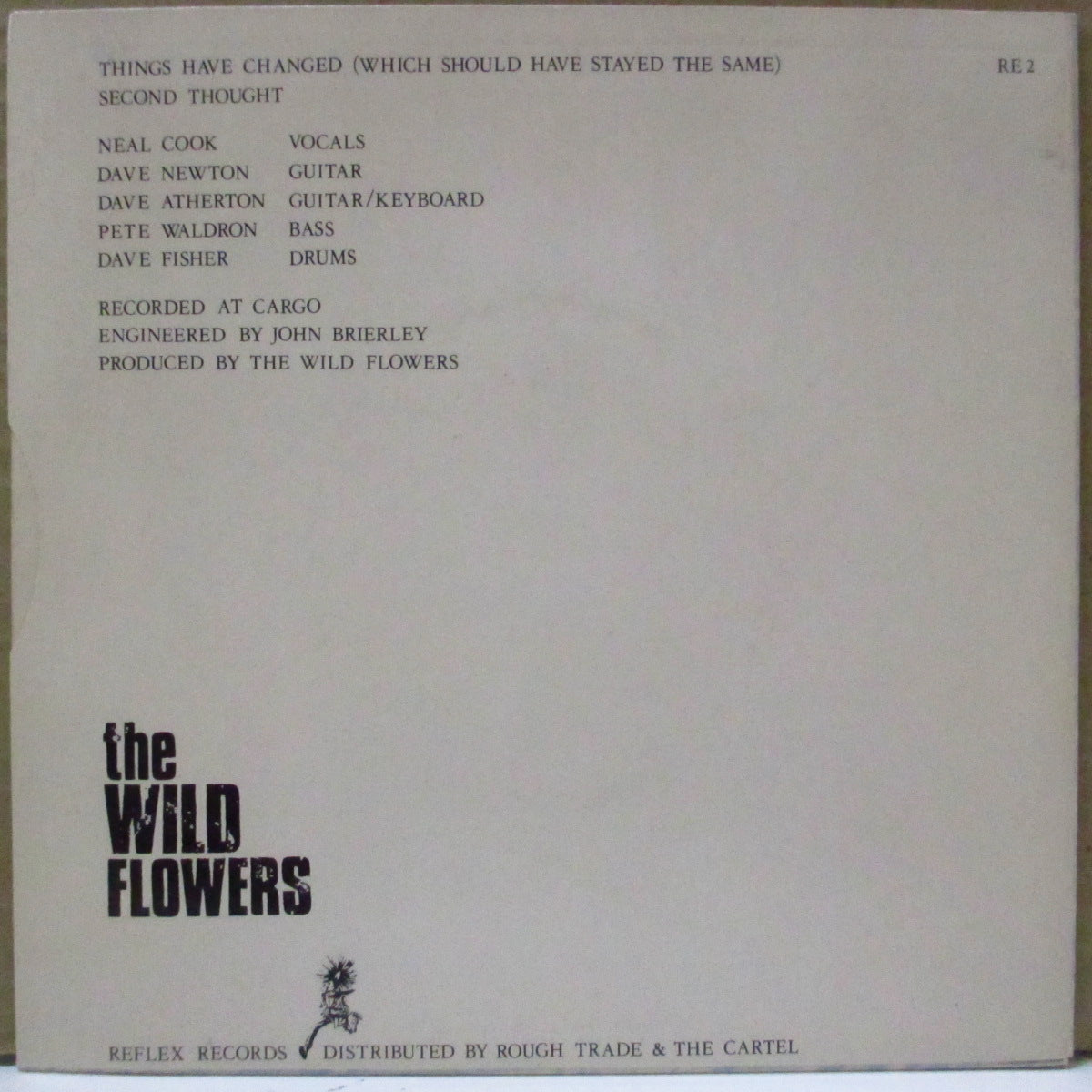 WILD FLOWERS, THE (ザ・ワイルド・フラワーズ)  - Things Have Changed - Which Should Have Stayed The Same (UK オリジナル 7インチ+光沢固紙ジャケ)