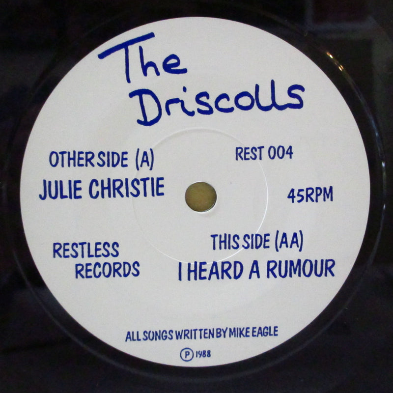 DRISCOLLS, THE (ザ・ドリスコールズ)  - Julie Christie (UK オリジナル 7インチ＋光沢固紙ジャケ)