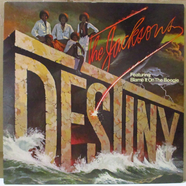 JACKSONS (ジャクソンズ)  - Destiny (UK オリジナル LP/光沢見開きジャケ)