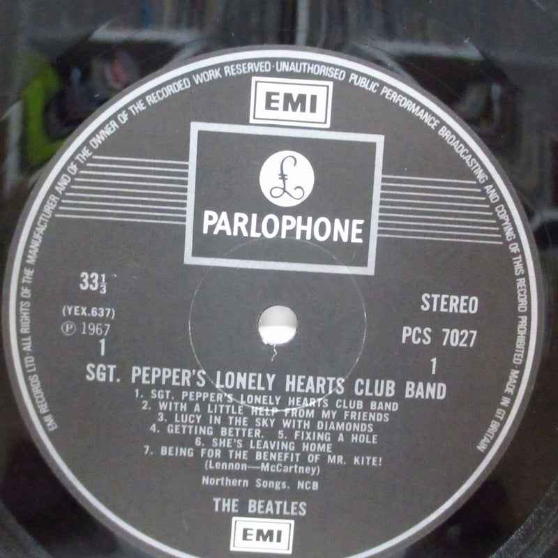 BEATLES (ビートルズ)  - Sgt.Peppers Lonely Hearts Club Band (UK 70's 再発 EMI Rim 2xEMI ロゴラベ「ステレオ」LP+インサート/CGS)