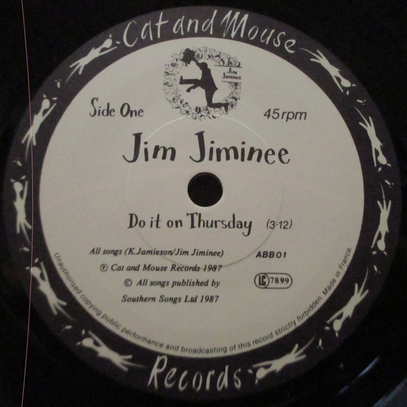 JIM JIMINEE - Do It On Thursday (UK Promo.7"+Yellow PS)