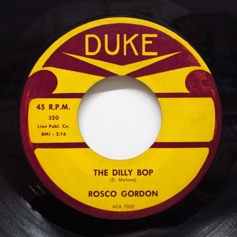 ROSCO GORDON - The Dilly Bop (Orig)