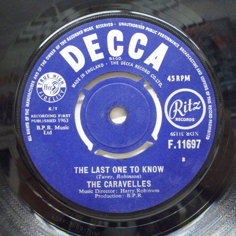 CARAVELLES - You Don't Have To Be A Baby To Cry (UK Orig)