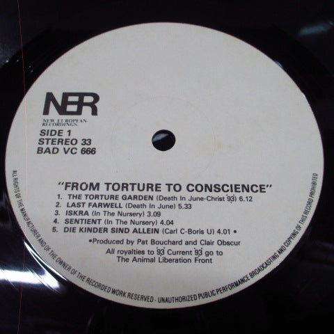 V.A.- From Torture To Conscience (UK Ltd. LP)