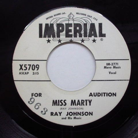 RAY JOHNSON - Miss Marty (Promo)