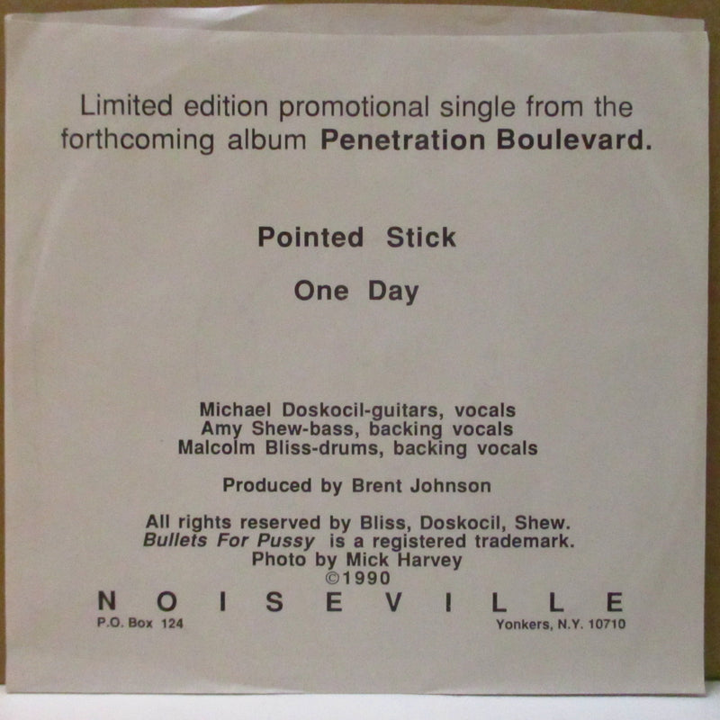 BULLETS FOR PUSSY (ブレッツ・フォー・プッシー)  - Penetration Boulevard E.P. (US 450 Ltd.Promo.7")