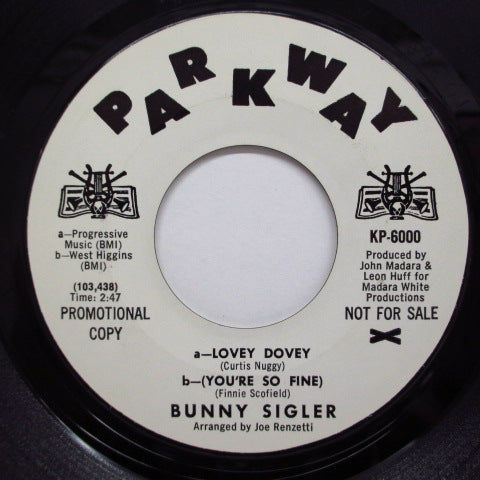 BUNNY SIGLER - Lovey Dovey-You're So Fine (Shields Logo Promo)