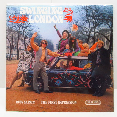 RUSS SAINTY (FIRST IMPRESSIONS) - Swinging London (UK '72 Re Boulevard LP/CS)