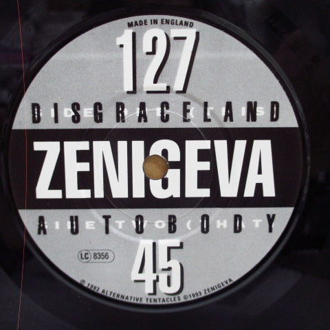 ZENI GEVA (ゼニ・ゲバ) - Disgraceland (UK オリジナル 7")