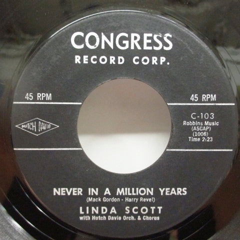 LINDA SCOTT - Never In A Million Years (2nd Press)