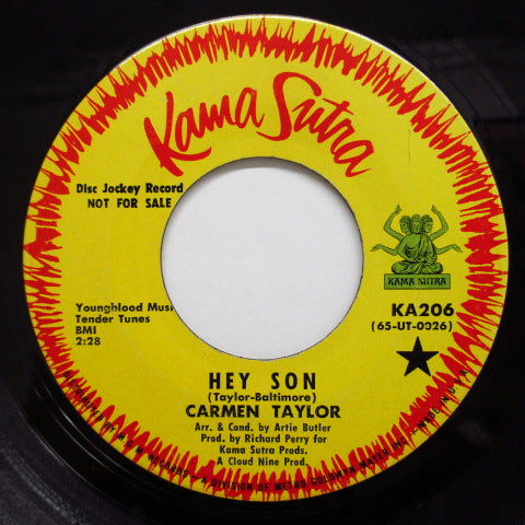 CARMEN TAYLOR - You're Puttin' Me On / Hey Son (Promo)