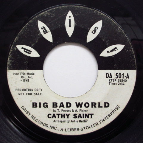 CATHY SAINT - Big Bad World / Mr.Heartbreak (Promo)