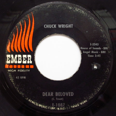 CHUCK WRIGHT - Love, I Won't Be Your Fool Anymore (60's 2nd Press)