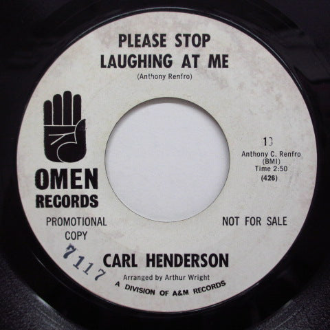 CARL HENDERSON - Please Stop Laughing At Me (Promo)