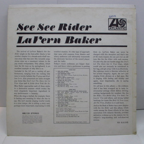 ラヴェル・バーカー - ライダーを見る(英国68再発行ステレオ/ CS)