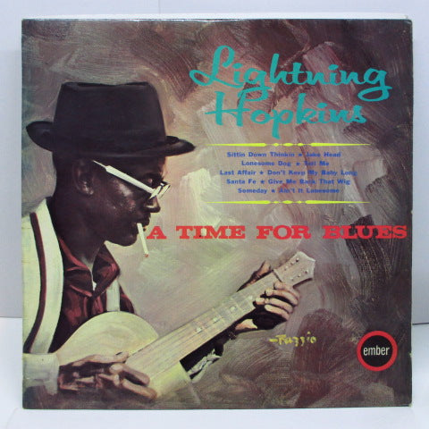 LIGHTNIN' HOPKINS - A Time For Blues (UK Orig.Mono LP/CS)