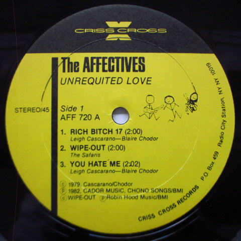 AFFECTIVES, THE - Unrequited Love (US Orig.12")