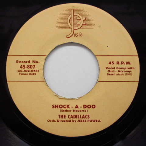 CADILLACS - Shock-A-Doo (Orig.JOZ Logo)