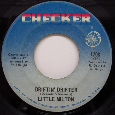 LITTLE MILTON - Driftin' Drifter / Let Me Down Easy
