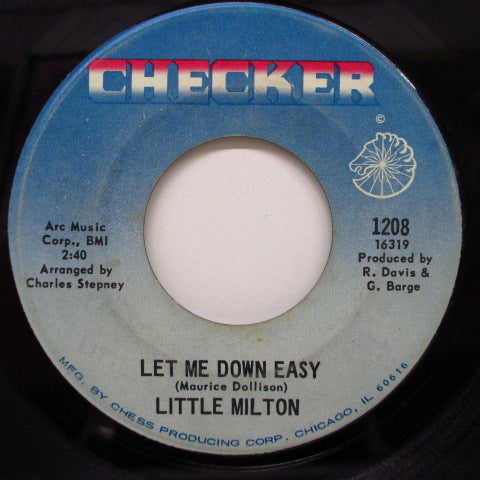 LITTLE MILTON - Driftin' Drifter / Let Me Down Easy