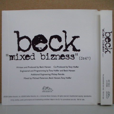 BECK (ベック) - Mixed Bizness (UK プロモ CD SIngle)