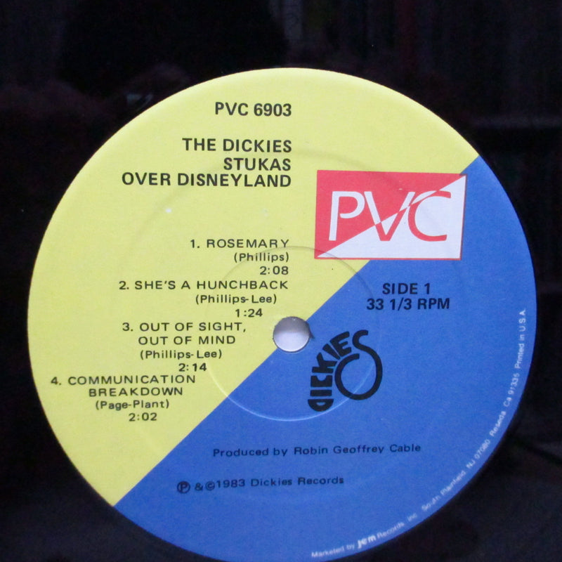 DICKIES, THE (ディッキーズ)  - Stukas Over Disneyland (US オリジナル LP+インナー)