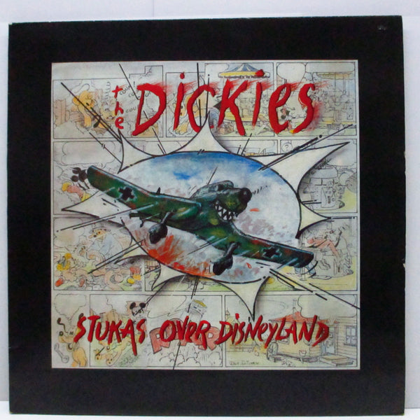 DICKIES, THE (ディッキーズ)  - Stukas Over Disneyland (France オリジナル LP+インナー/別デザイン・ジャケ)