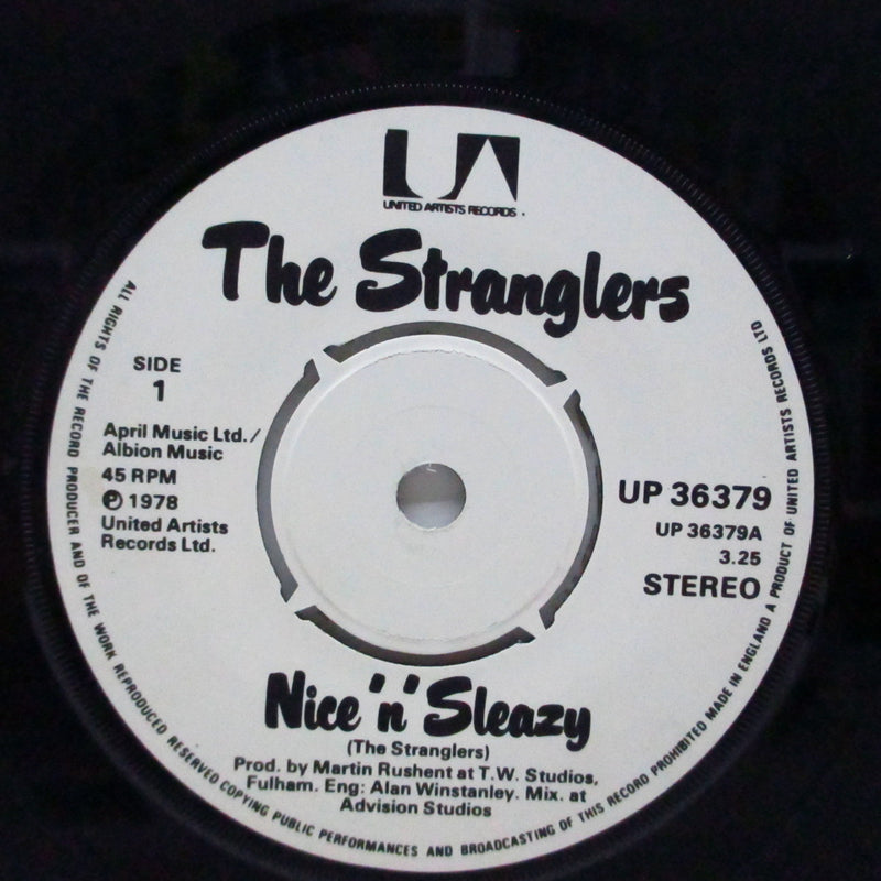 STRANGLERS, THE (ストラングラーズ )  - Nice 'n' Sleazy (UK オリジナル「ラウンドセンター」7"+PS)