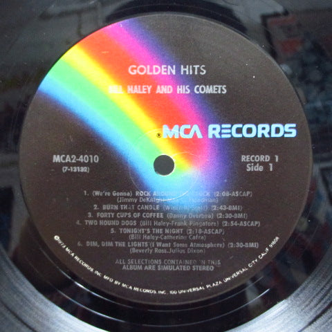 BILL HALEY & HIS COMETS (ビル・ヘイリー＆ヒズ・コメッツ)  - Golden Hits (US '73 Re 2xLP)
