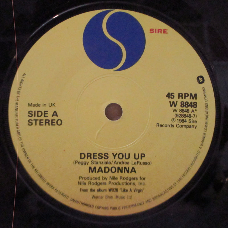 MADONNA - Dress You Up (UK Orig.Paper Lbl.7"/Matt PS)