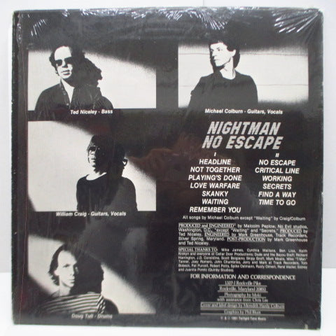 NIGHTMAN - No Escape (US Orig.LP)