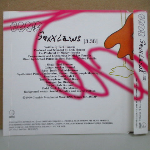 BECK (ベック) - Sexx Laws (EU プロモ CD)