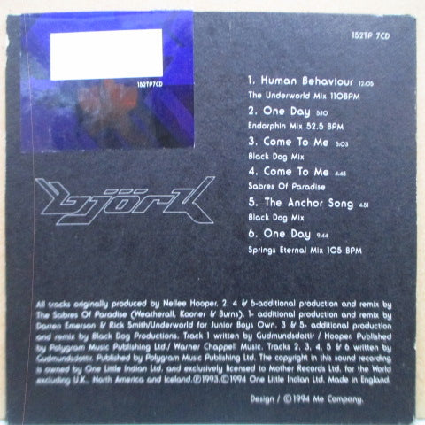 BJORK-The Best Mixes From The Album-Debut ... (UK Orig.CDEP)