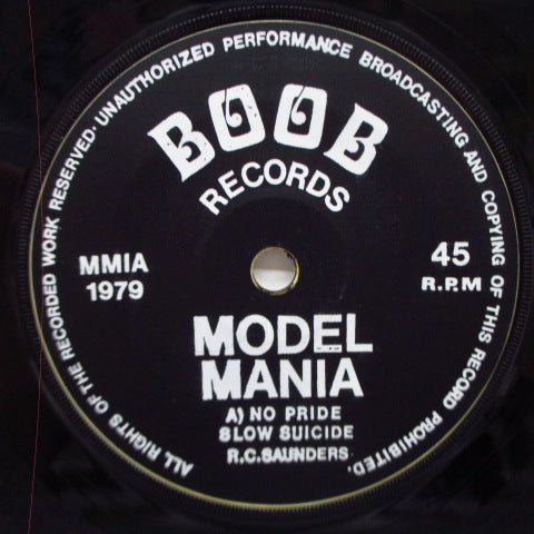 MODEL MANIA - No Pride Slow Suicide (UK Orig.7")